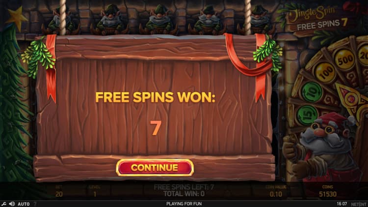 Free Spins Feature image