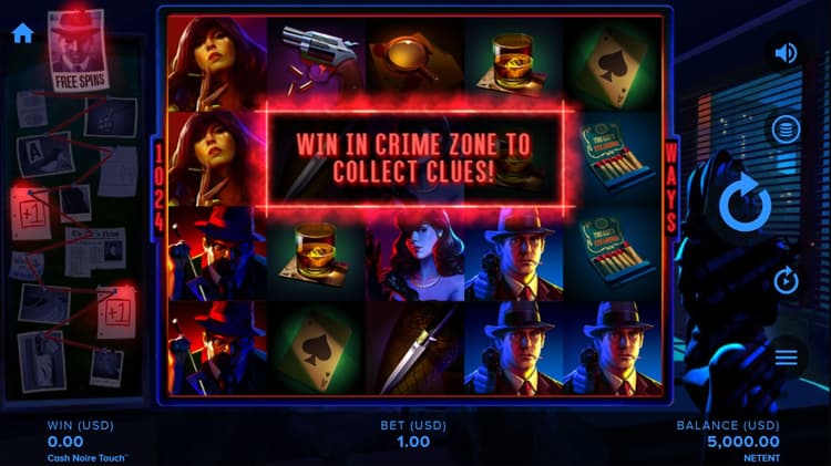 Crime Zone and Clue List image